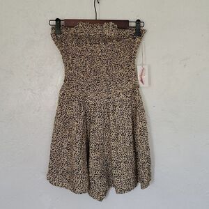Jessica Simpson Romper in Leapord Print Size S